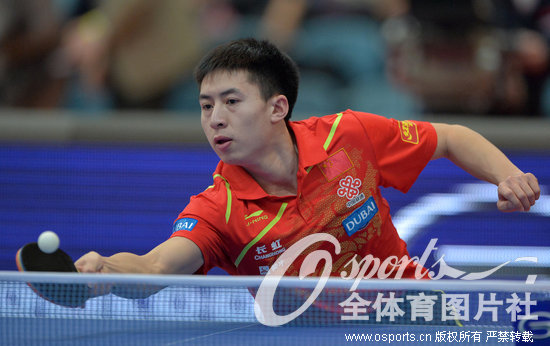 瑞典队力克奥地利队，张继科带队取胜