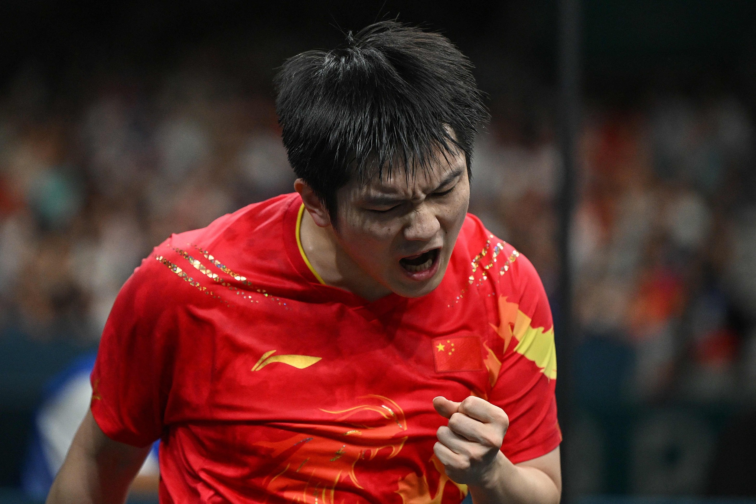 法国队力克韩国队，梁靖崑带队取胜